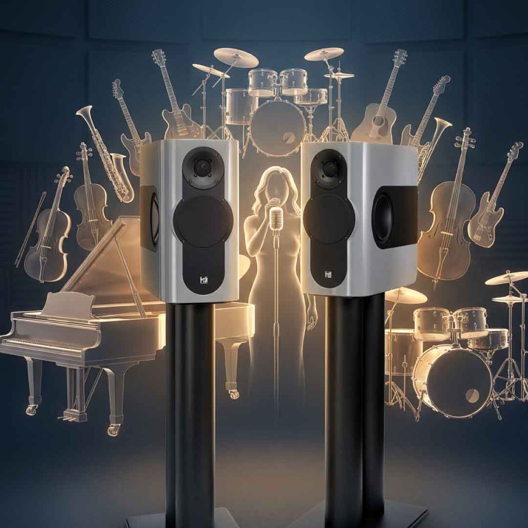 各ドライバーを独立制御する、専用Class Dアンプ
