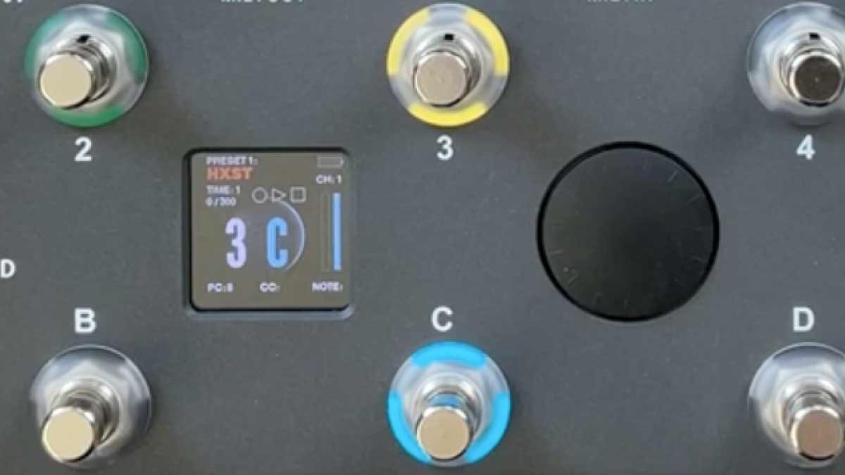 複数MIDIメッセージの同時送信