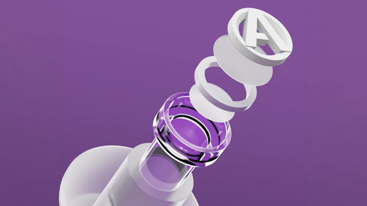 音楽のバランスを損なわない、フラット減衰設計